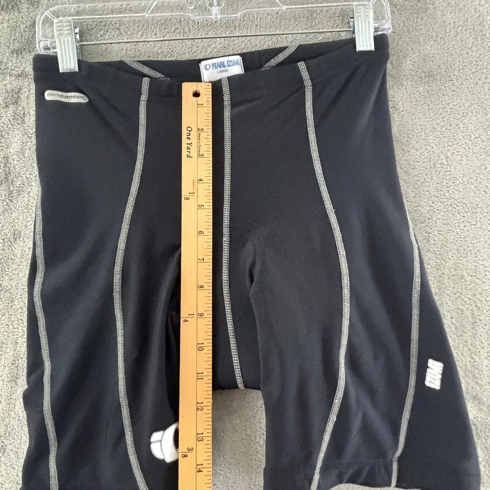 Pearl Izumi Mens Cycling Shorts‎ Large Black Microsensor Bike Cycle Shorts